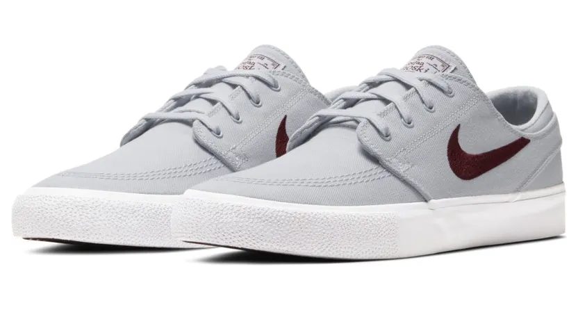 Nike SB Zoom Stefan Janoski Canvas RM Sky Grey Night Maroon