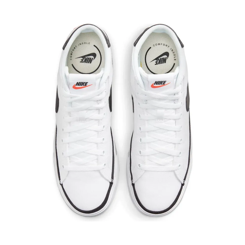 Nike Court Legacy Canvas Mid White (DD0162-100)