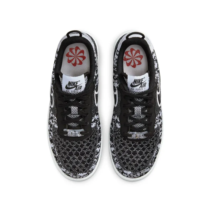 Nike Air Force 1 Crater Flyknit Older Kids’ Black (DM1060-001)