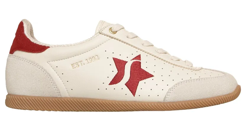 Skechers Midcity – City Crush Natuurlijk/Rood