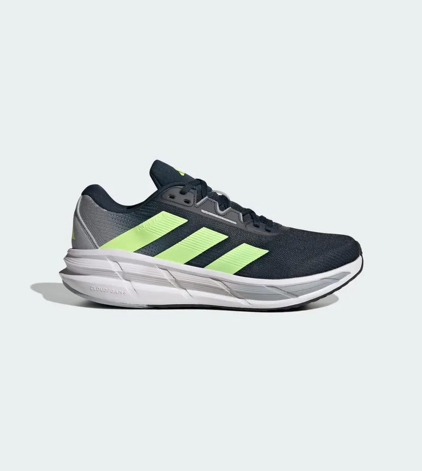 Adidas Questar 3 Running Shoes Aurora Ink / Hi-Res Yellow / Halo Silver (JI4621)