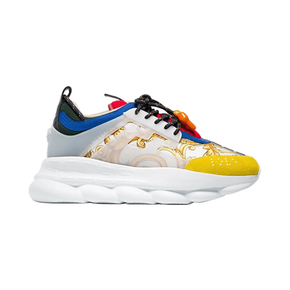 Versace Chain Reaction Multi-Color Rubber Suede