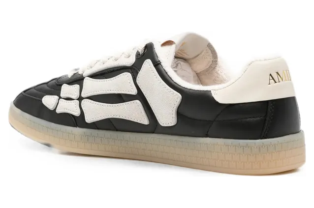 Amiri Pacific Bones Leather “Black/Neutrals” (AMSNSN1098 001) (2)