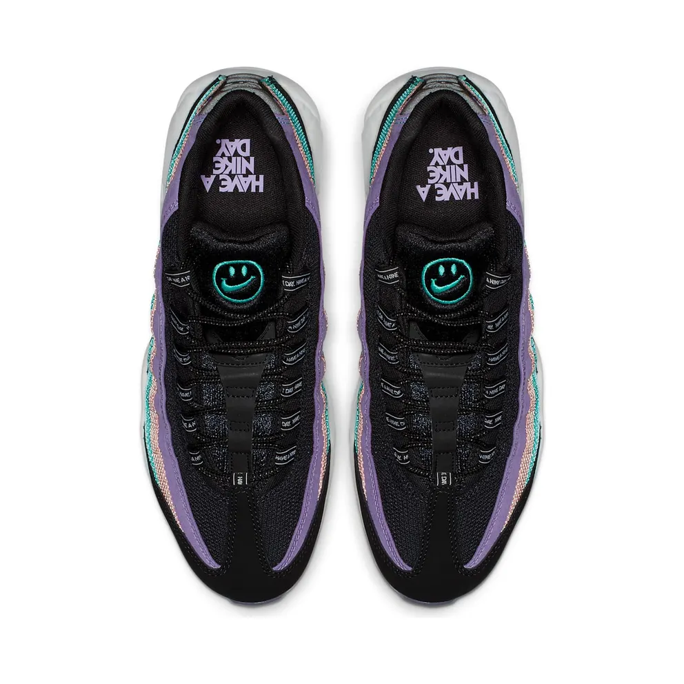 Nike Air Max 95 Have a Day Black/White-Hyper Jade-Bleached Coral (BQ9131-001)
