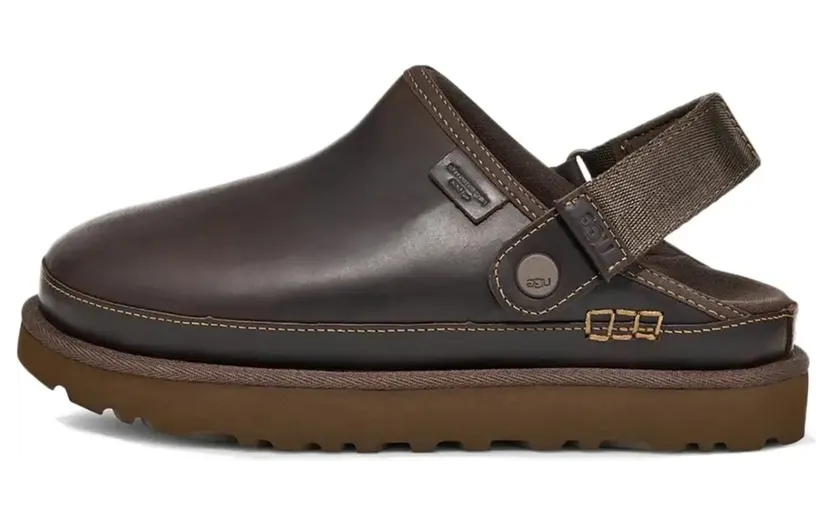 UGG Goldenstar Clog Leather Regen Ironwood (1167536-IWD)