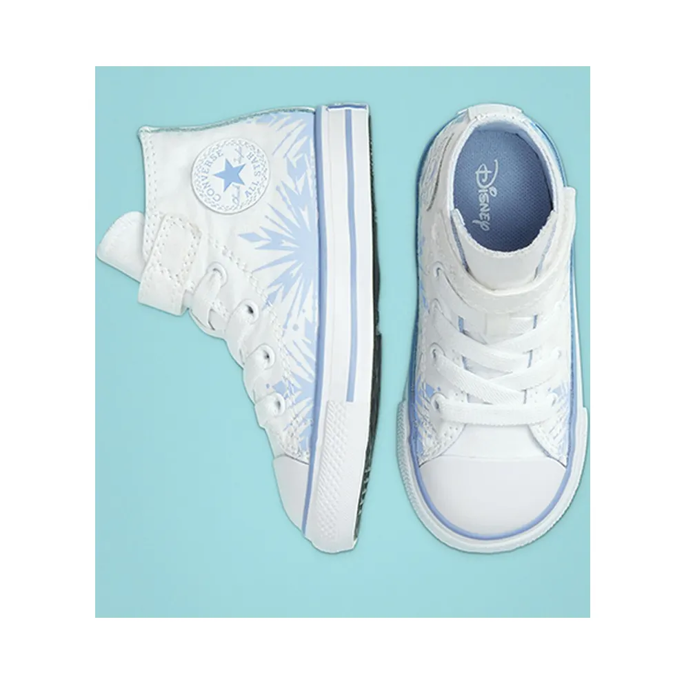 Converse Chuck Taylor All-Star Hi Frozen 2 Elsa (TD) White/Blue Heron-White (767350F)