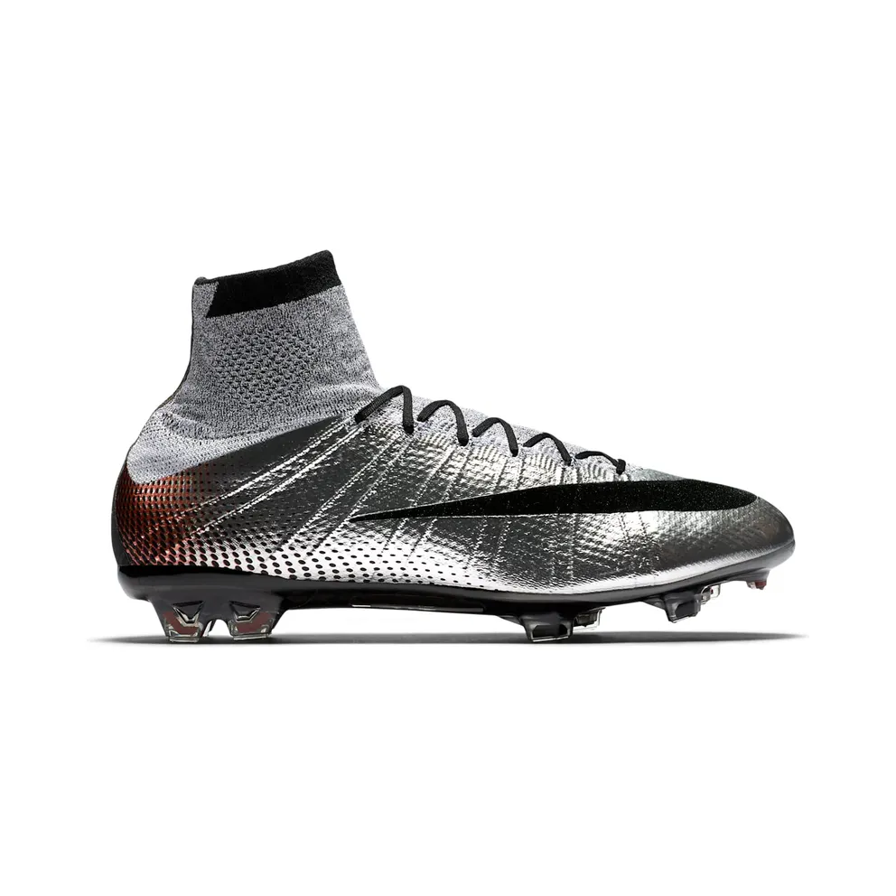 Nike Mercurial Superfly 4 CR7 Quinhentos Metallic Silver/Black-Gym Red (839622-006)