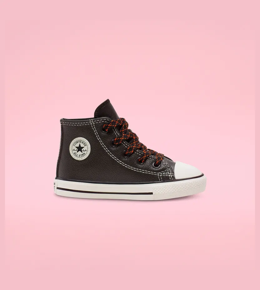 Converse Tumbled Leather Chuck Taylor All Star High Top Velvet Brown/campfire Orange (765976C)
