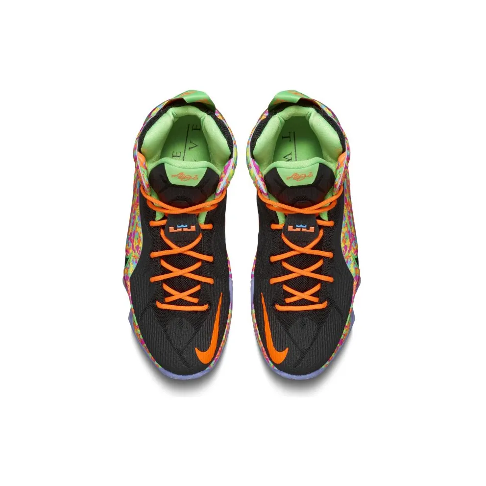Nike LeBron 12 Fruity Pebbles (GS) Black/Black-Multi-Color (685181-008)