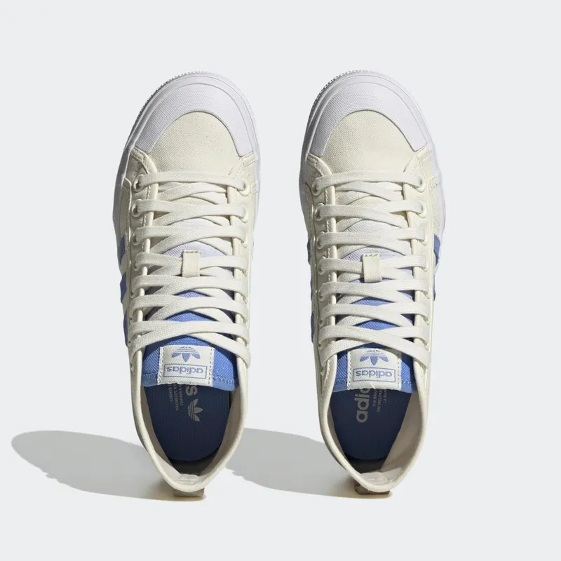 Adidas Nizza Platform Mid Off White / Blue Fusion / Cloud White (FZ6189)