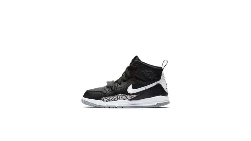 Jordan Legacy 312 Black White (PS) Black/White (AT4047-001)