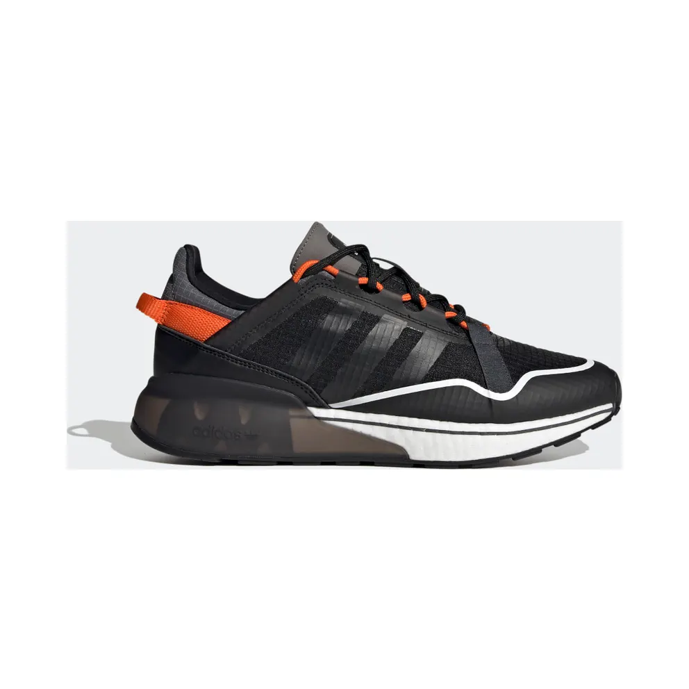 adidas ZX 2K BOOST PURE Core Black / Grey Six / Orange (H06569)