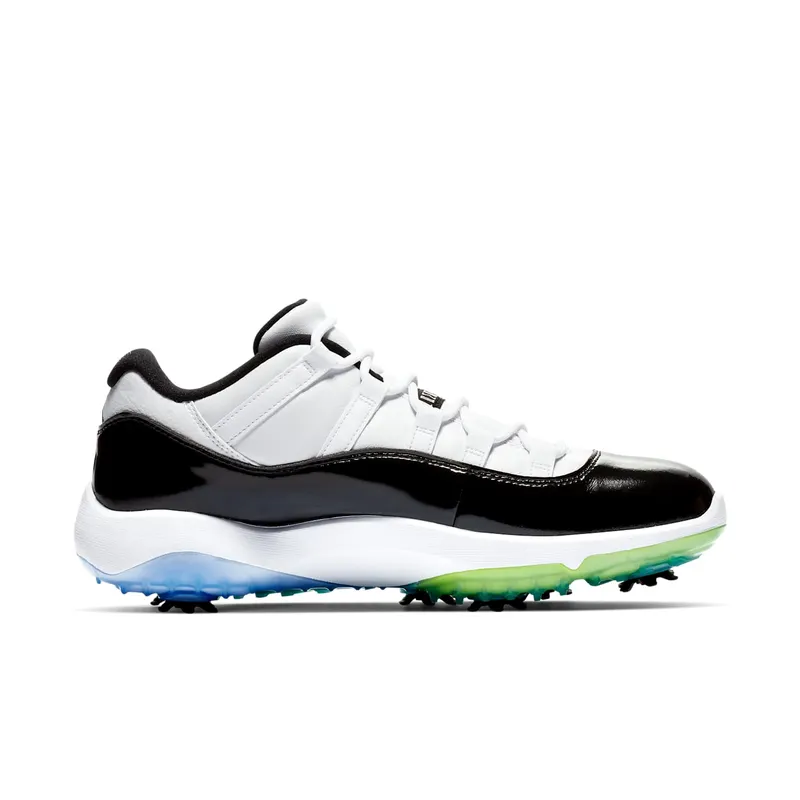 Jordan 11 Retro Low Golf Concord White/Black-Volt (AQ0963-101)