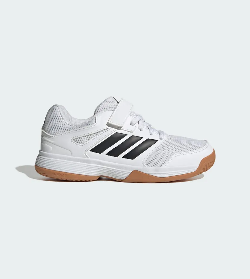 Adidas Speedcourt Indoor Kids Cloud White / Core Black / Gum (KZ7133)