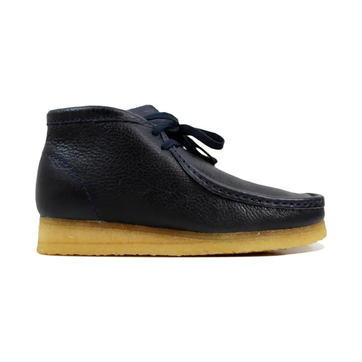 Clarks Wallabee Boot Navy Leath (26103603)