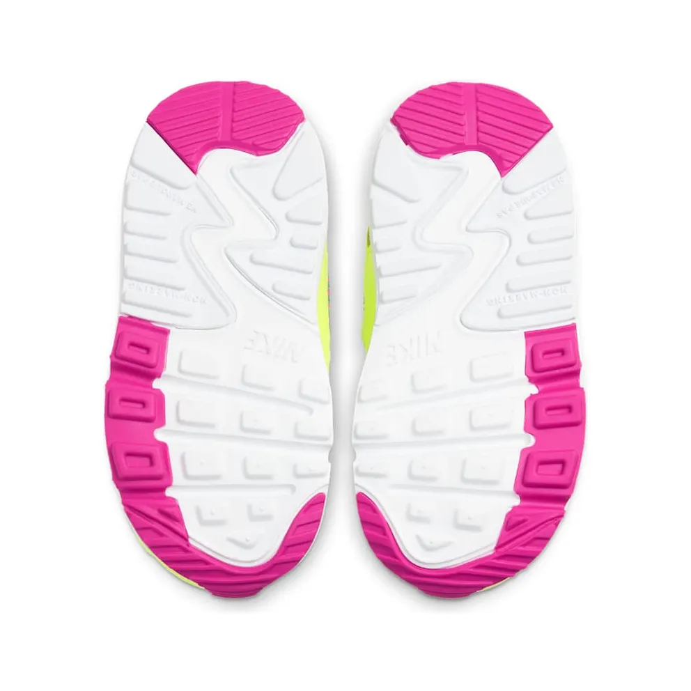 Nike Air Max 90 Volt Fire Pink Green Strike (TD) Volt/Fire Pink-Green Strike-Multi-Color (CW5798-700)