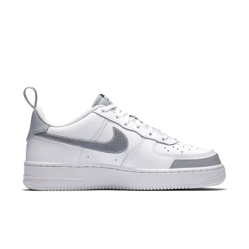 Nike Air Force 1 Low LV8 White Wolf Grey (GS) (BQ5484-100)