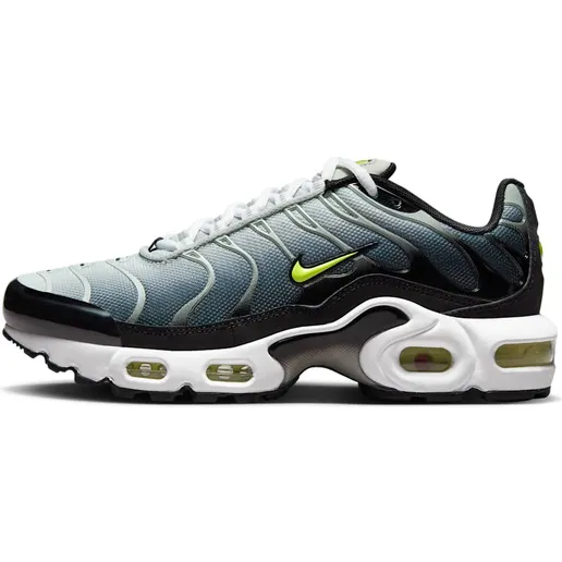 Nike Air Max Plus “Black / Light Silver / White / Bright Cactus” (CD0609-022)