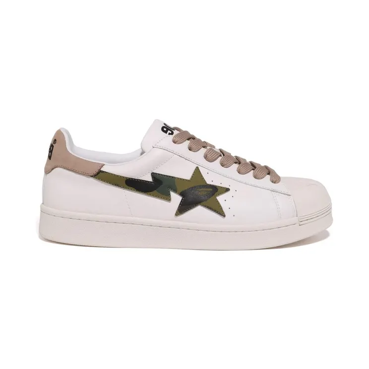 A Bathing Ape Skull Sta White Beige (1I80-191-012)
