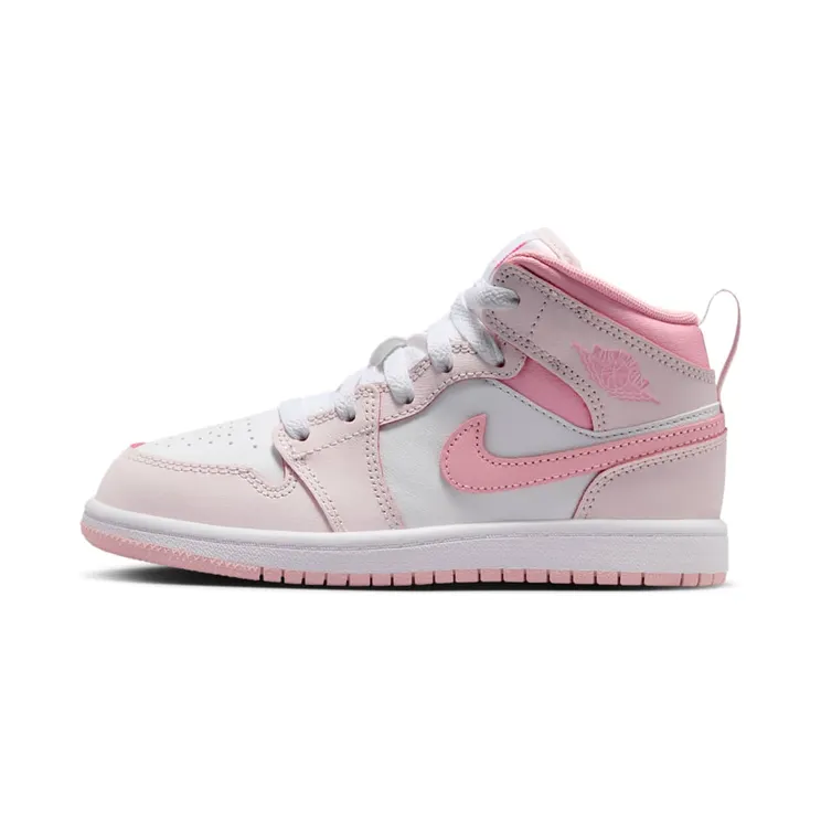 Jordan 1 Mid PS “Pearl Pink / White / Medium Soft Pink” (DQ8424-600)