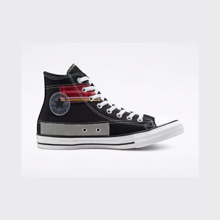 Converse Chuck Taylor All Star High ‘Hacked Fashion – Black Cactus Flower’ Black/White/Cactus Flower (168745C)