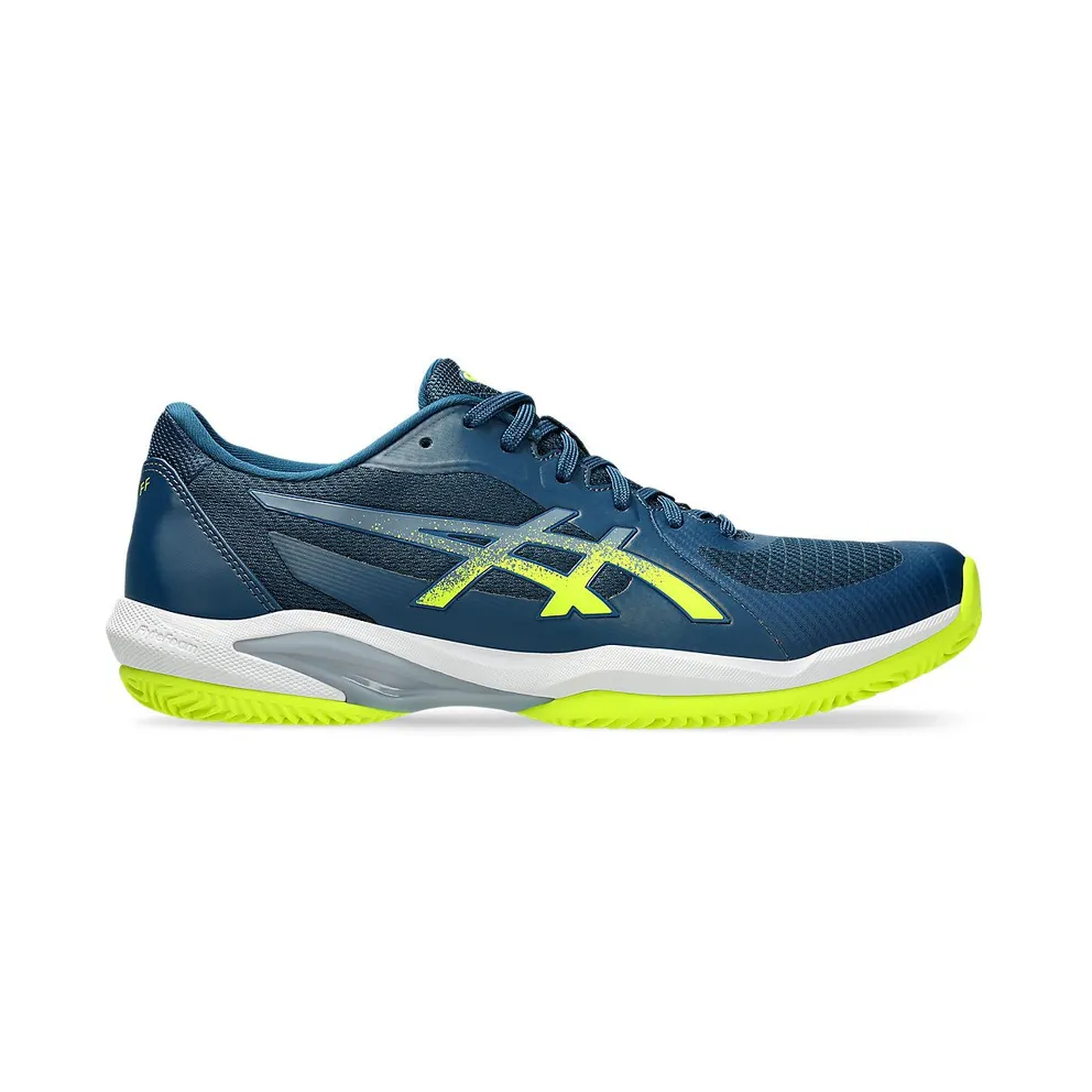 ASICS SOLUTION SWIFT FF 2 CLAY “Mako Blue / Safety Yellow” (1041A467-400)