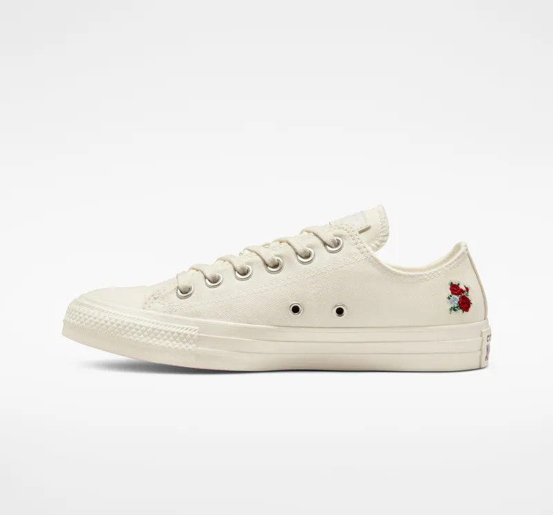 Converse Chuck Taylor All Star Embroidered Floral Egret/egret/sunrise Pink
