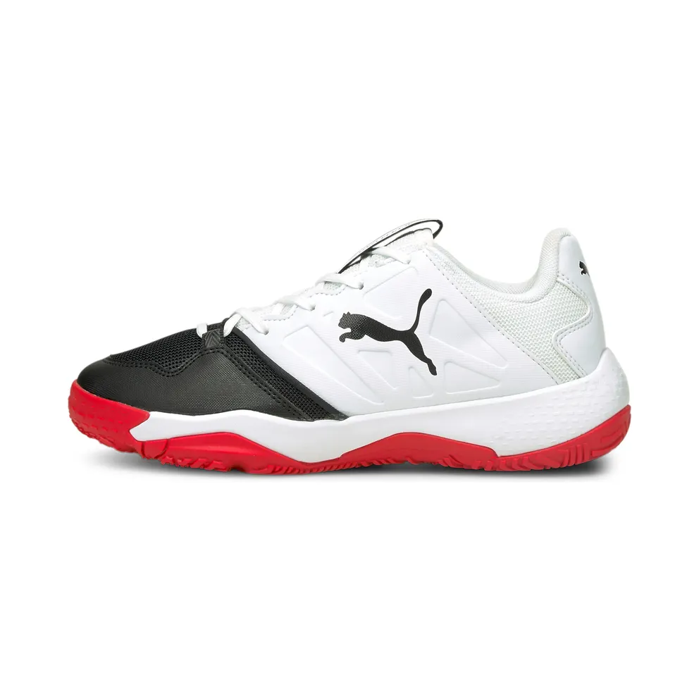 Puma Accelerate Turbo Handball Shoes White/Black/Red (106583-01)