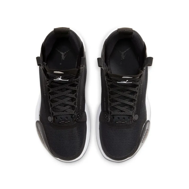 Jordan XXXIV Eclipse (GS) Black/Black-Metallic Silver (BQ3384-001)
