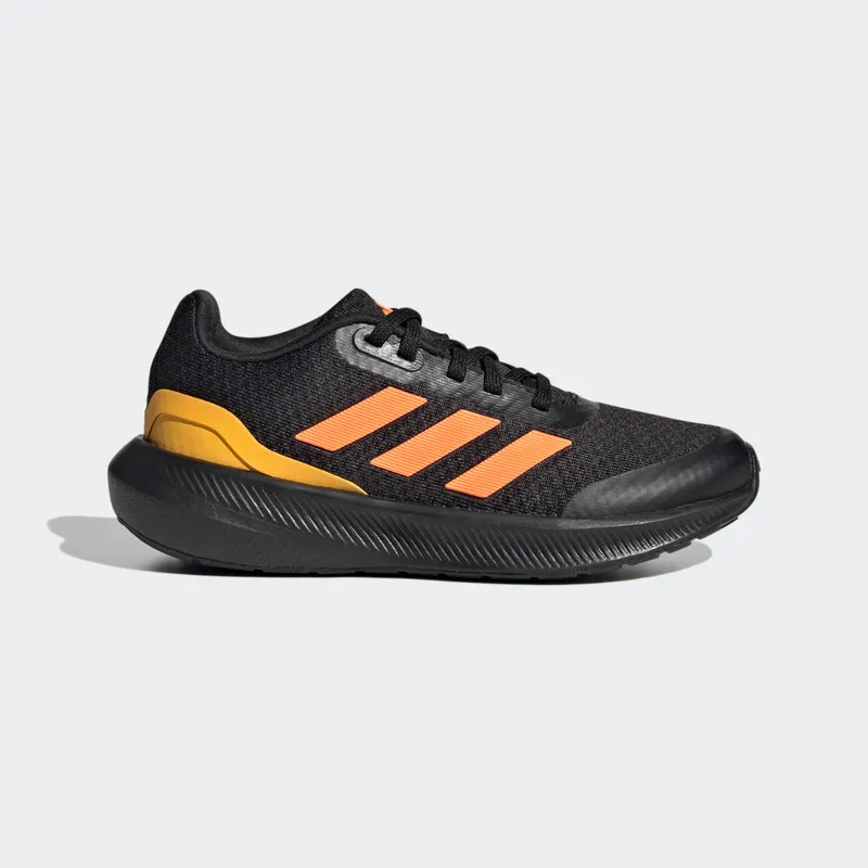 Adidas RunFalcon 3 Lace Core Black / Screaming Orange / Solar Gold (HP5839)