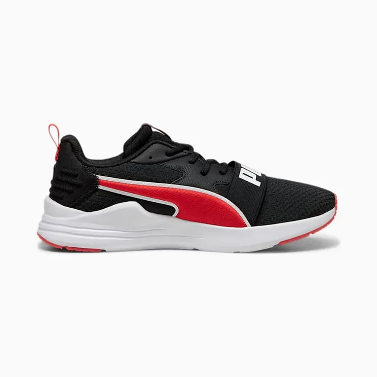 Puma Wired Run Black / For All Time Red / White (389275-14)