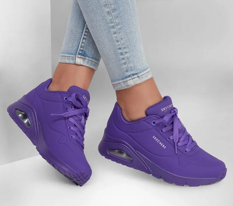 Skechers Uno – Night Shades – Purper – “Purple” (73667 PUR)
