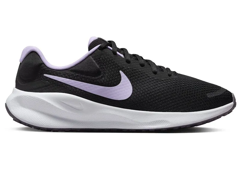 Nike Revolution 7 Black White Daybreak Lilac Bloom (FB2208-009)
