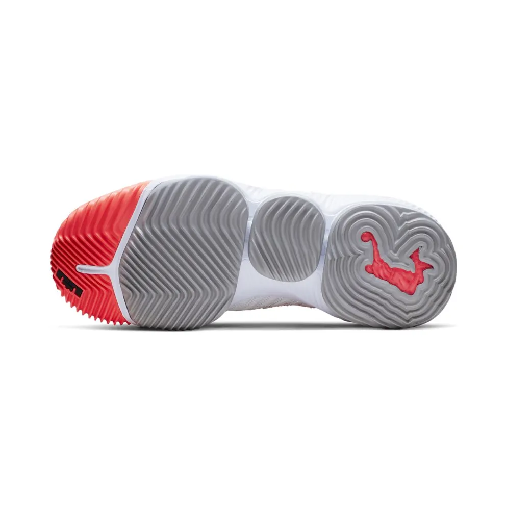 Nike LeBron 16 White Hot Lava White/Hot Lava-Flat Silver (CI1521-100)