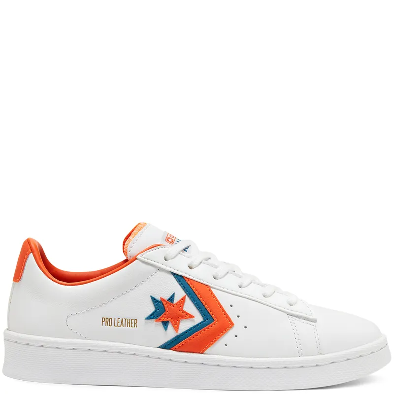 Converse Pro Leather Low ‘Sunblocked – Bold Mandarin’ White/Bold Mandarin (167853C)