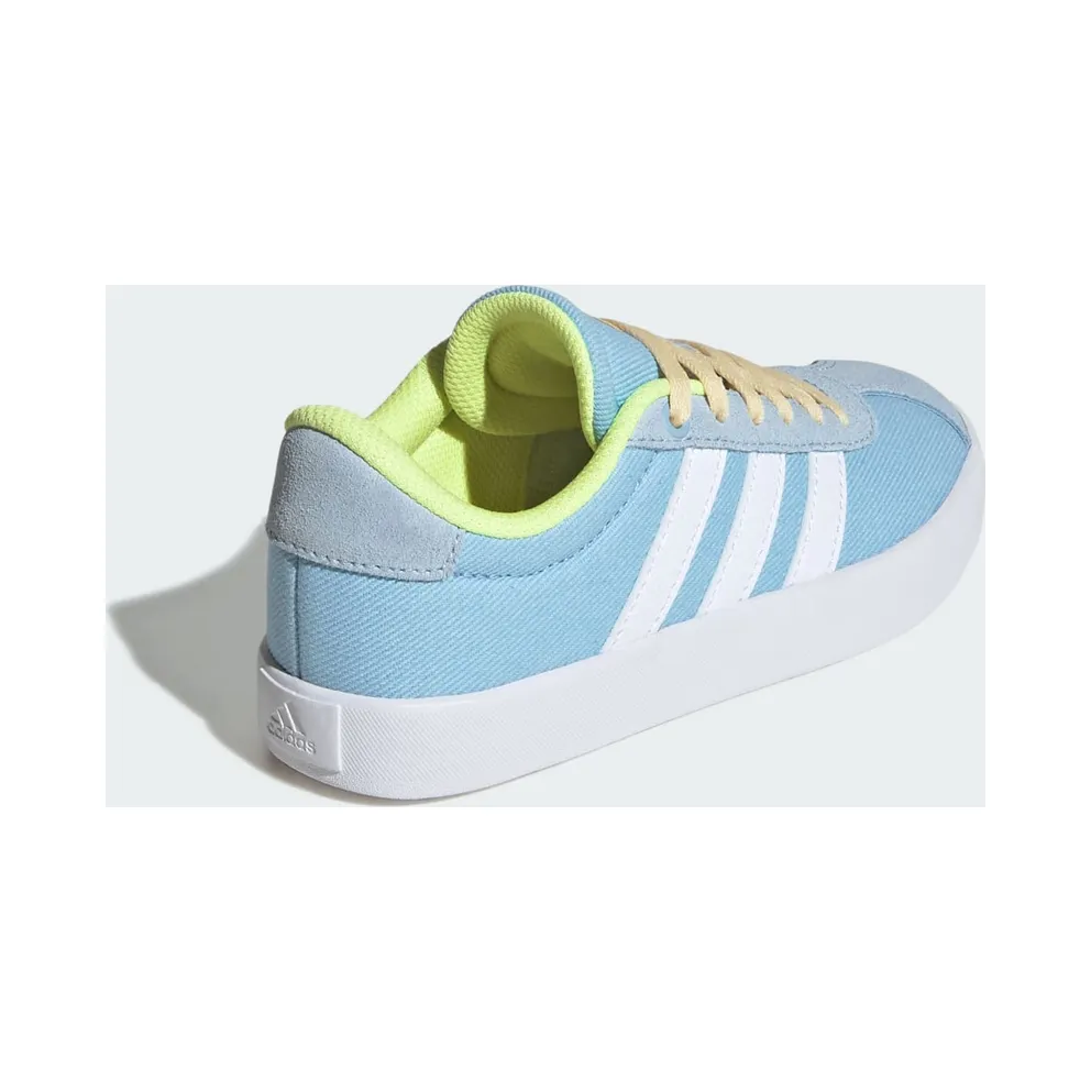 adidas VL Court 3.0 Clear Sky Cloud White Hi-Res Yellow (JS3487)