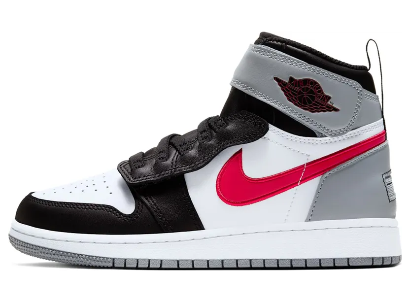 Air Jordan 1 Flyease GS “Black / White / Particle Grey / Gym Red” (CT4897-002)