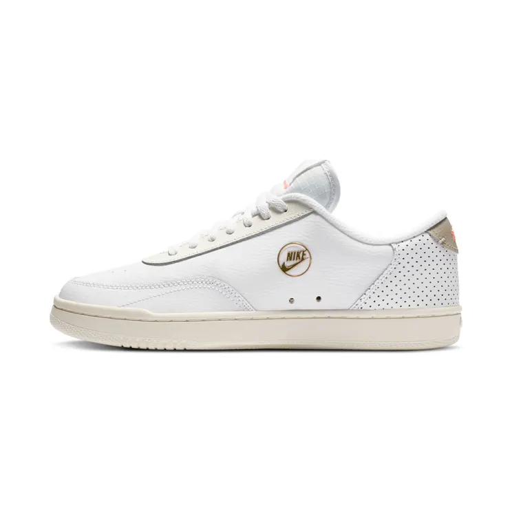 Nike Court Vintage Premium “White / Stone / Atomic Pink / Sail” (DA0984-100)
