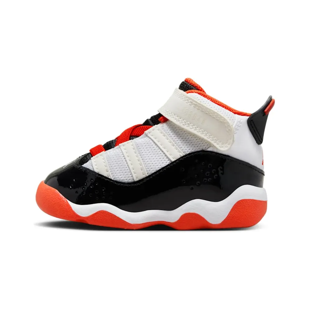 Jordan 6 Rings White Black Sail Team Orange (DV1344-108)