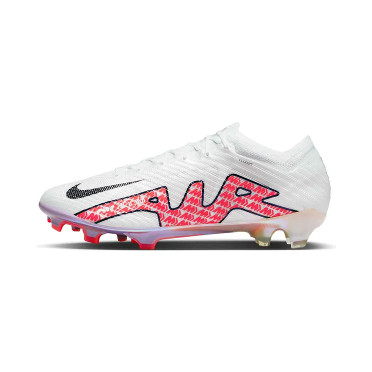 Nike Zoom Mercurial Vapor 15 Elite FG “White / Coconut Milk / Bright Crimson / Off-Noir” (DJ4978-101)