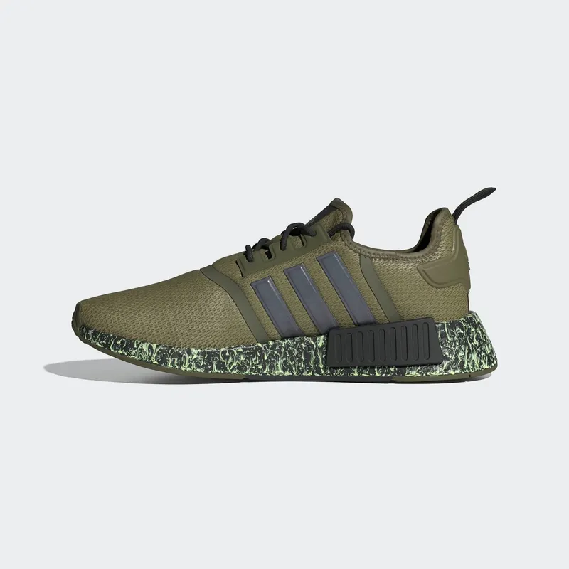adidas NMD R1 Focus Olive Core Black Green Spark (ID5756)