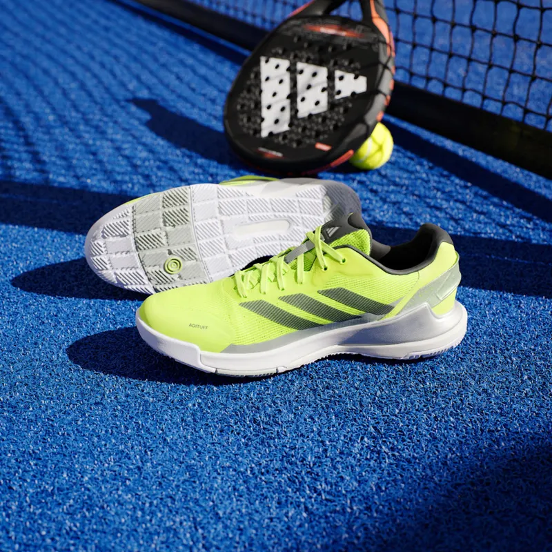 Adidas Crazyquick Padel Lucid Lemon / Core Black / Silver Metallic (JS2852)