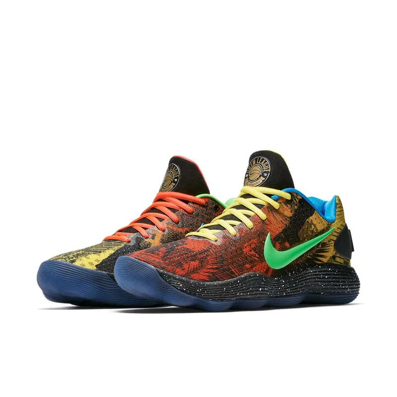 Nike Hyperdunk 2017 Low LA Black/Multi-Color-Tour Yellow-Team Orange (AH9053-001)