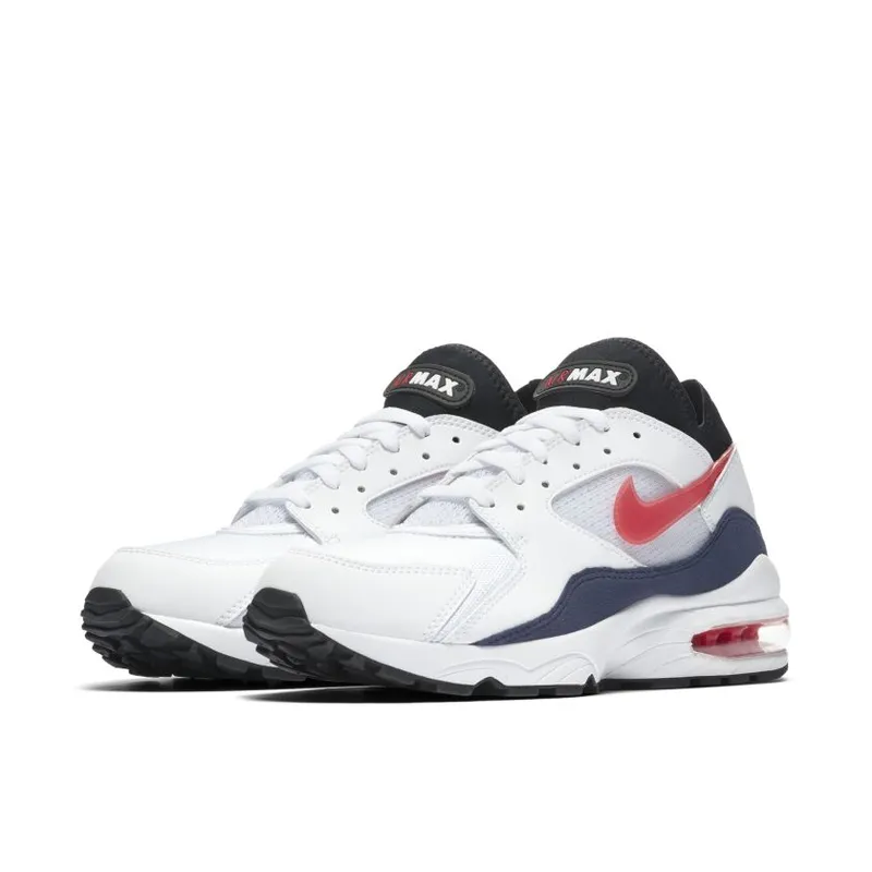 Nike Air Max 93 Habanero Red White/Neutral Indigo-Black-Habanero Red (306551-102)