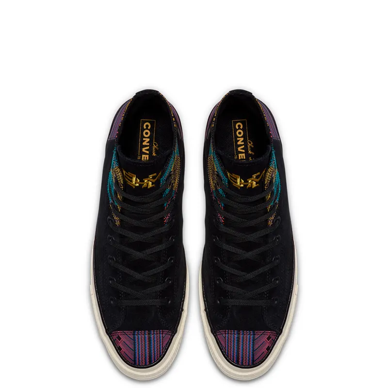 Converse Chuck Taylor All-Star 70s Hi Patchwork BHM (2019) Black/White (165556C)