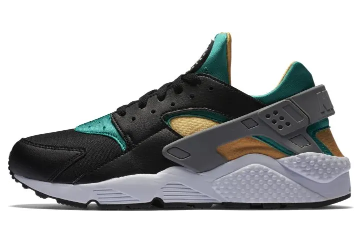 Nike Air Huarache Black/White-Emerald-Resin (318429-018)