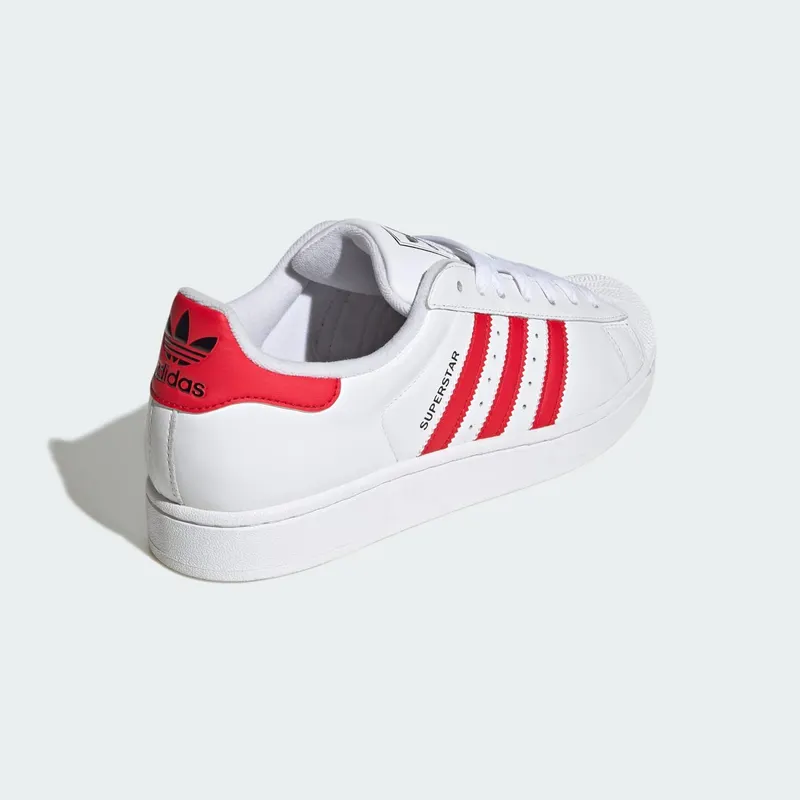 Adidas Superstar II “Cloud White / Better Scarlet” (JQ4728)