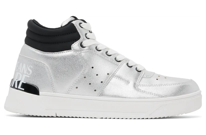Versace Jeans Couture Starlight High-Top “Silver” (E73YA3SJ7 EZS408)