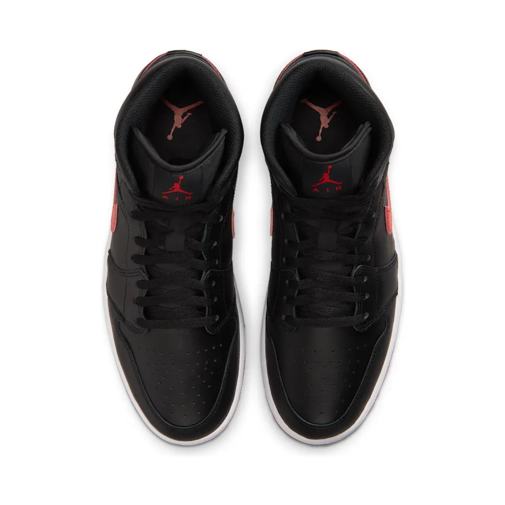 Air Jordan 1 Mid “Black / White / University Red” (DQ8426-005)