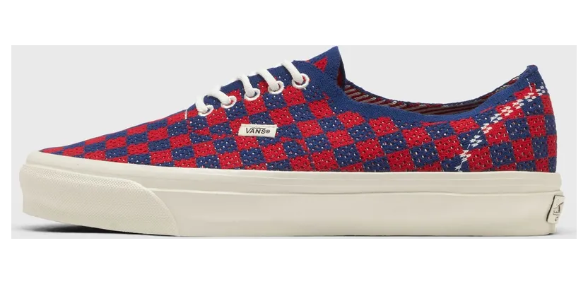 Vans LX AUTHENTIC 44 EK PUNK CHECK Blue / Red